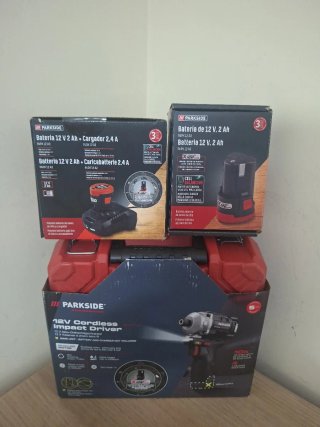 Atornillador de Impacto Parkside 12V 170Nm