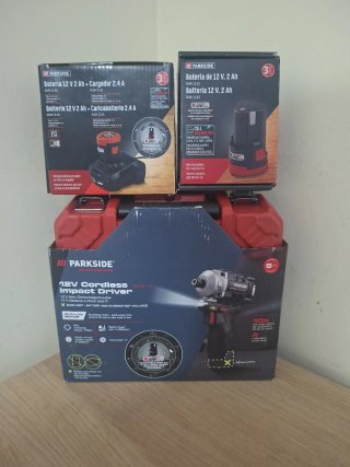 Atornillador de Impacto Parkside 12V 170Nm