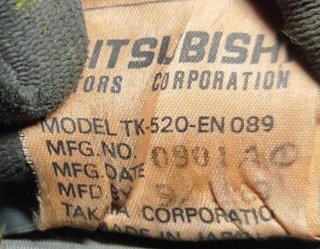 Cinturón tk520en089 mitsubishi montero 2.5 22060