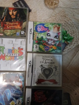 Lote 9 juegos Nintendo DS infantiles