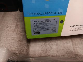 Inversor 1000W DC a AC Pura Onda Senoidal