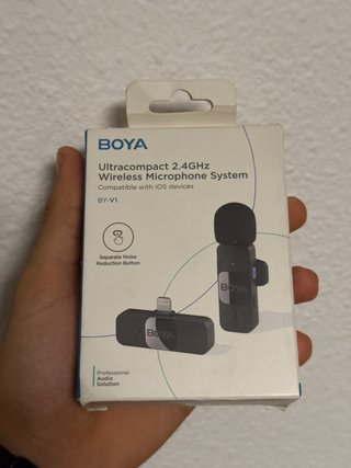 Micrófono Boya BY-V1 Negro
