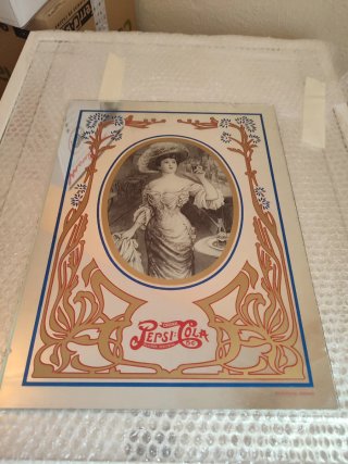 Cuadro Pepsi-Cola Cristal vintage