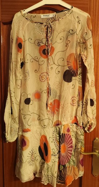 Vestido Hoss Mujer Talla 38 Multicolor