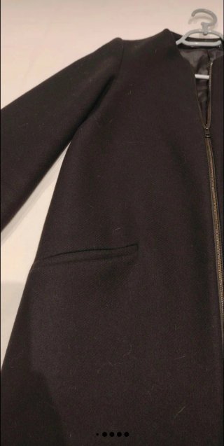 Abrigo Zara Woman Lana 3/4 Negro