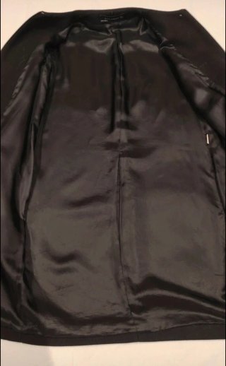 Abrigo Zara Woman Lana 3/4 Negro