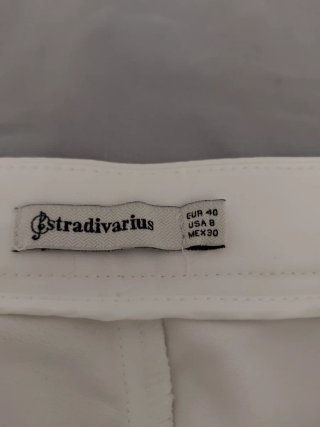 Pantalón blanco mujer