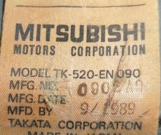 22062 cinturón tk520en090 mitsubishi montero 2.5