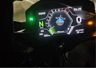 Motocicleta Deportiva Negra