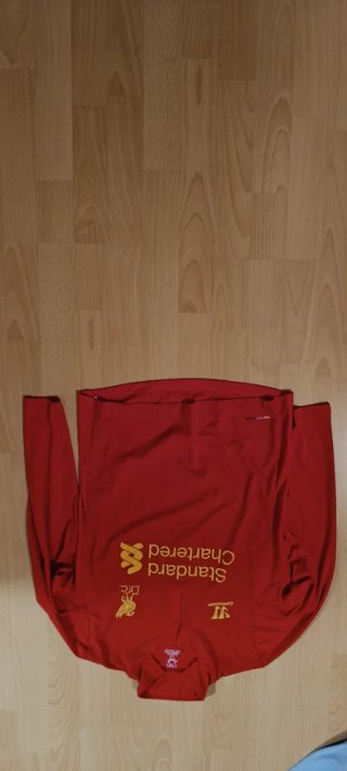 Camiseta Liverpool Manga Larga Roja para niño