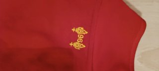 Camiseta Liverpool Manga Larga Roja para niño