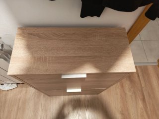 Zapatero 2 puertas madera