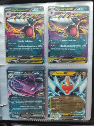 Lote Cartas Pokémon EX