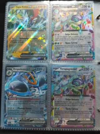 Lote Cartas Pokémon EX