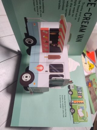 Libro Pop Up Cars and trucks