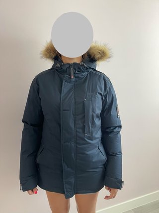 Abrigo de plumas Geographical Norway azul talla M
