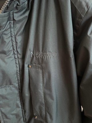 Abrigo de plumas Geographical Norway azul talla M