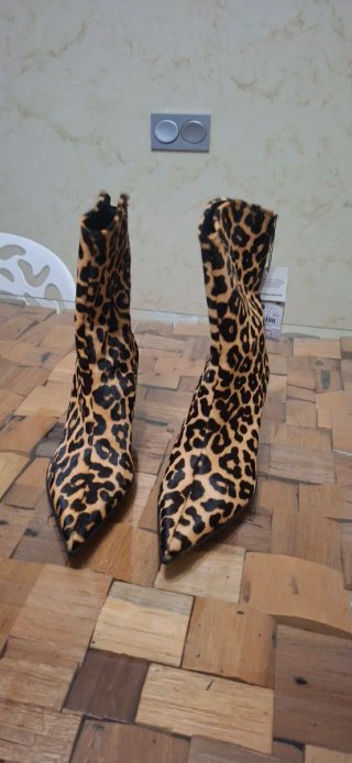 Botines leopardo tacón