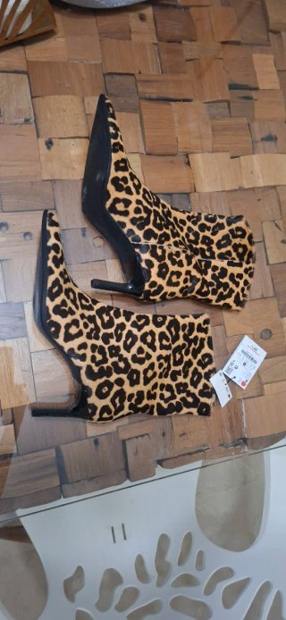 Botines leopardo tacón