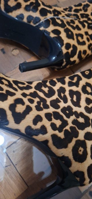 Botines leopardo tacón