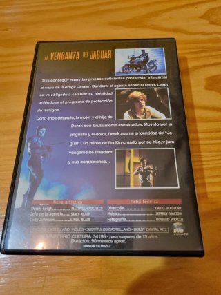 DVD La Venganza del Jaguar
