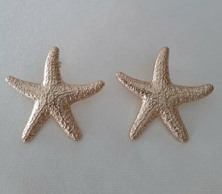 Pendientes estrella de mar dorados
