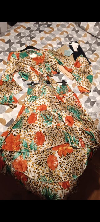 Conjunto Verano Estampado Leopardo y Flores