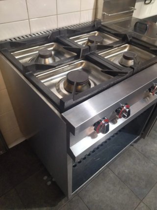Cocina Industrial Gas Arilex 4 Fuegos