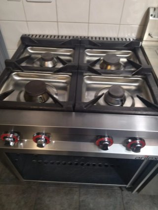 Cocina Industrial Gas Arilex 4 Fuegos
