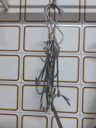 Ganchos de carnicería