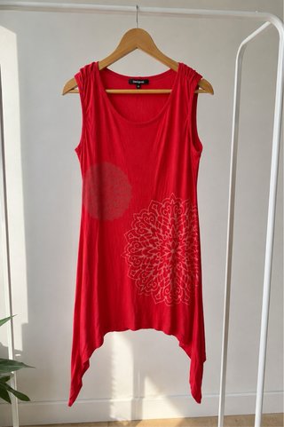 Túnica Desigual Roja Talla M