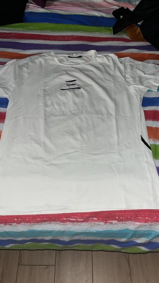 Camiseta manga corta blanca Málaga city