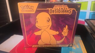 Pokémon Llamas Obsidianas Caja Entrenador Élite