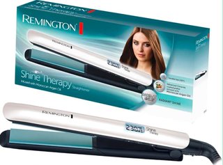 Plancha de pelo Remington shine therapy straighten