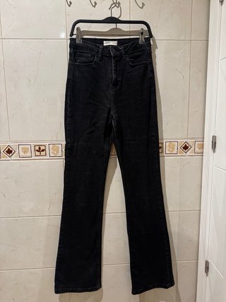Pantalones vaqueros negros tiro alto Springfield 3