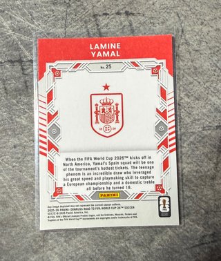 Lamine Yamal SILVER España Panini Road To Fifa 26