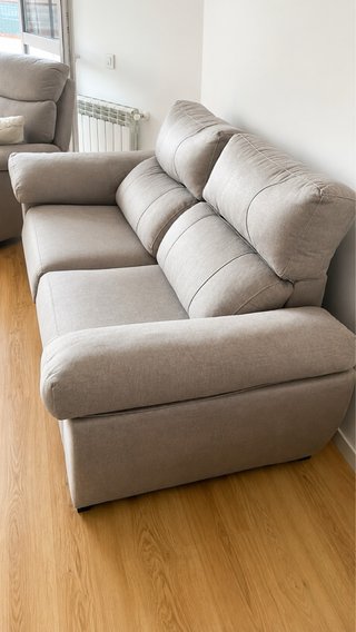 Sofá gris 2m