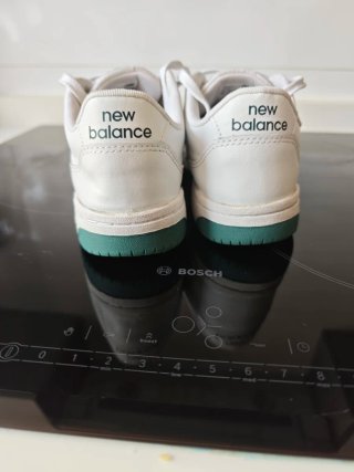 Zapatillas New Balance BB80 Blancas y Verdes