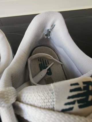 Zapatillas New Balance BB80 Blancas y Verdes