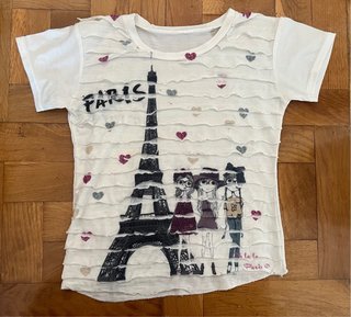 Camiseta y pantalón de niña. Zara. Talla 6-8