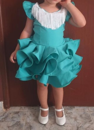Traje de flamenca niña