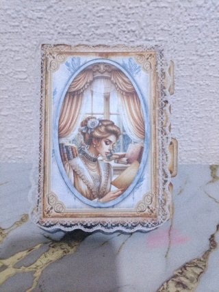 Álbum de scrapbooking vintage