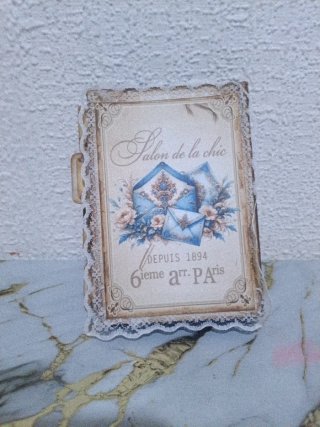 Álbum de scrapbooking vintage