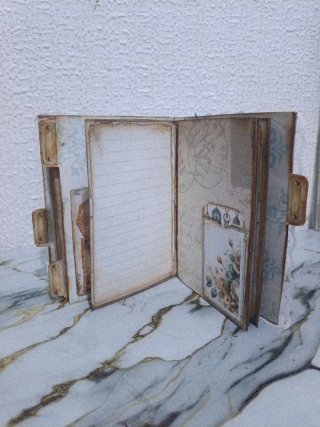 Álbum de scrapbooking vintage
