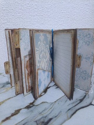 Álbum de scrapbooking vintage