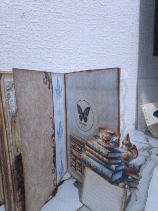 Álbum de scrapbooking vintage