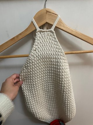 Top Crochet Espalda Descubierta