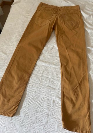 Pantalón chino beige/marrón