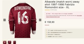 Camiseta Albacete 1997-98 Romondini