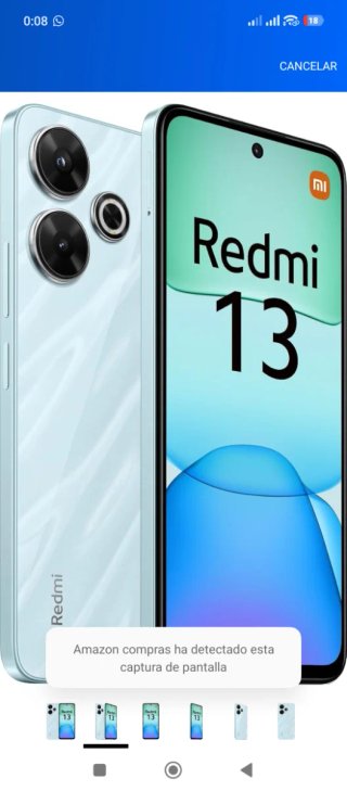 Xiaomi Redmi 13 256GB Azul/Plata